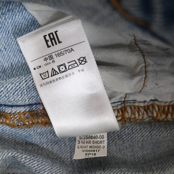 GAP 3" High Rise Button Fly Cut Off Denim Short Womens 27 - Picture 11 of 11